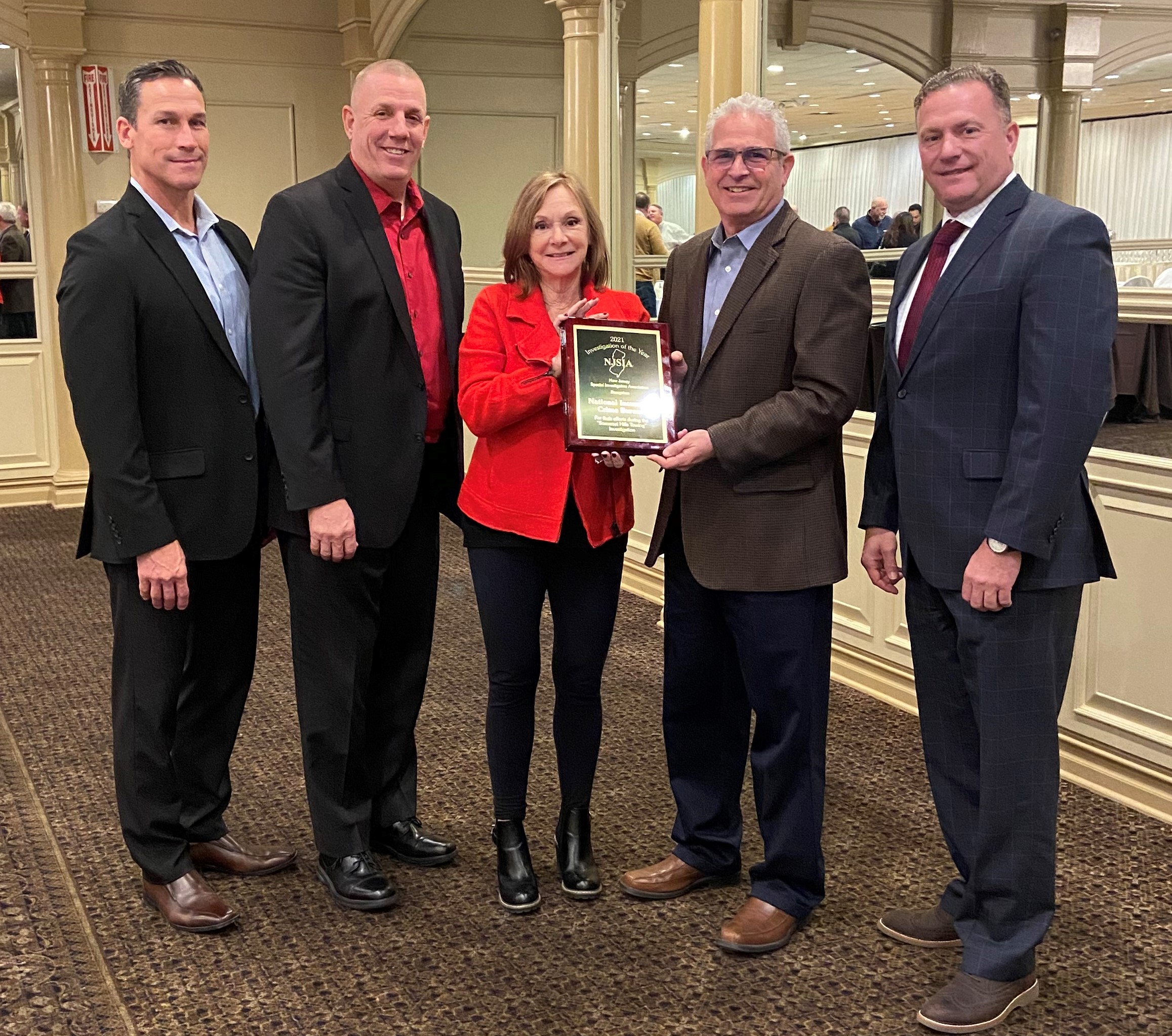 Pictured left to right: SA Jon Rumpf, SA Greg Wolfe, Sr SA Joy Marconi, Scott Keesal (NJSIA President/Allstate), SA Dave Dailey 